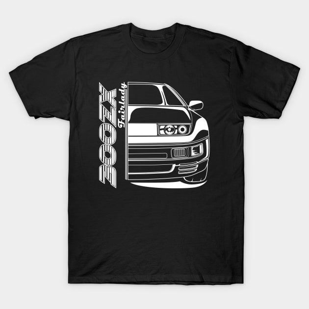 Fairlady 300ZX (White Print) T-Shirt by WINdesign